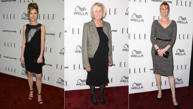 Illustration for article titled Flirty Frocks and Hideous Hose at the Elle Women in Television Celebration